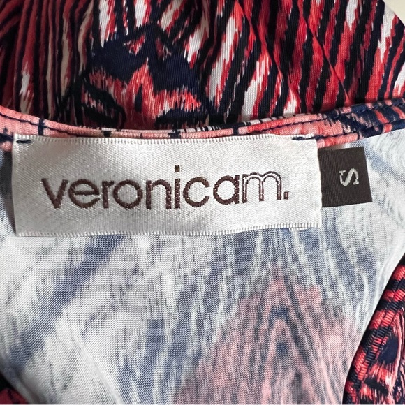 Veronica M Maxi Dress Chevron Print Maxi Full Length Dress Raceback Size Medium - Picture 10 of 10